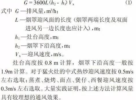 排風（fēng）量計算（suàn）公式