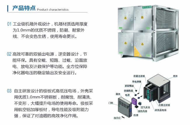 油烟净化器98系列产品特点